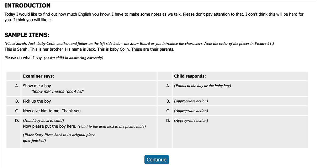 Pre-IPT–Oral English Test